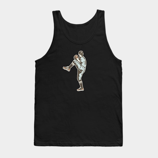 Baseball Player Tank Top by TambuStore